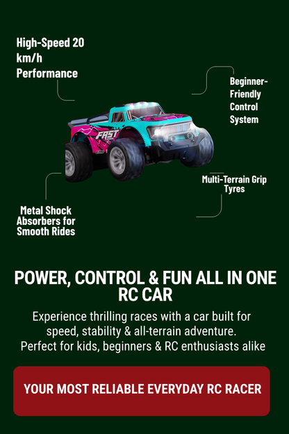 TurboDrift RC Car – High-Speed Off-Road Remote Control Racer