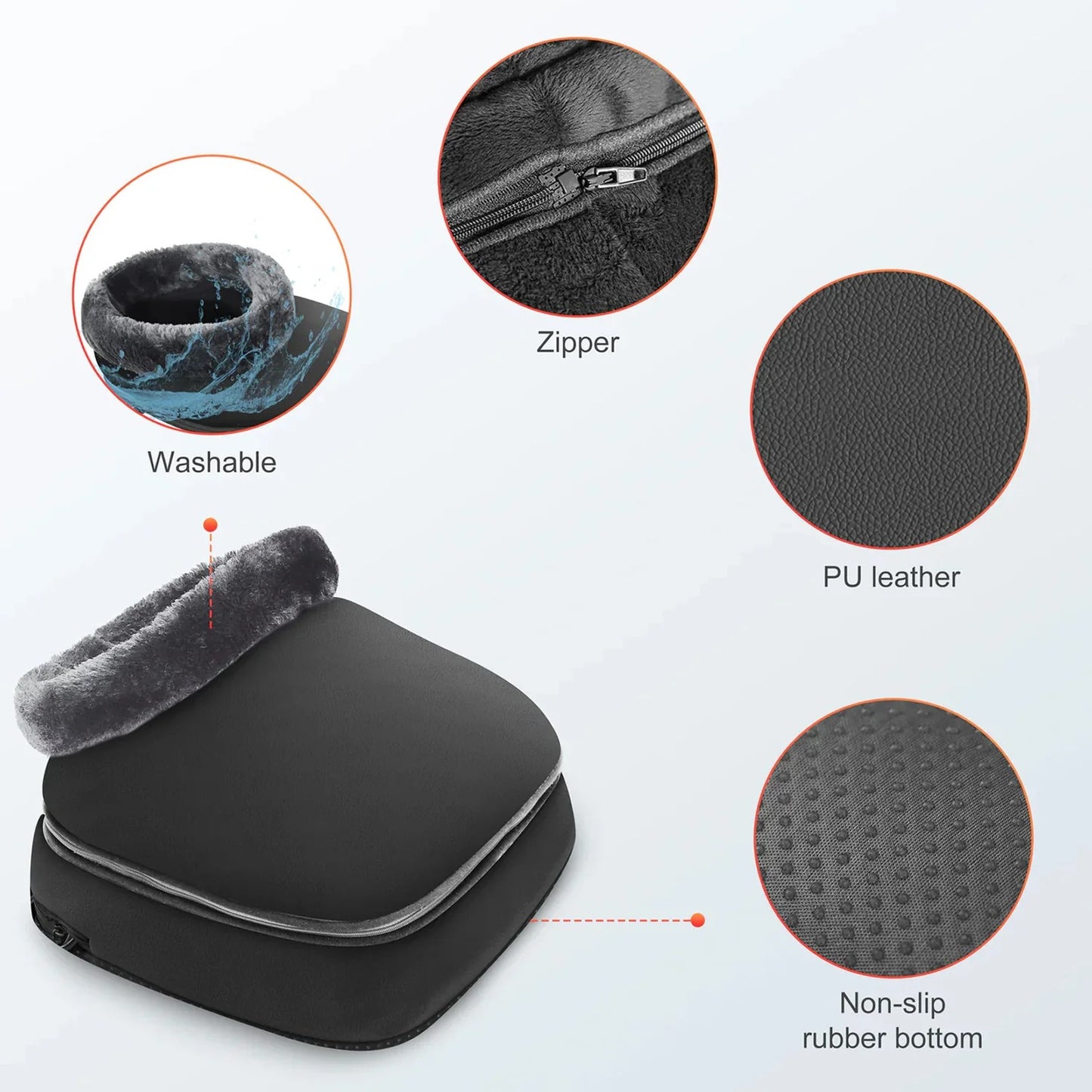 ThermaSoothe Luxe – Heated Shiatsu Foot Massager