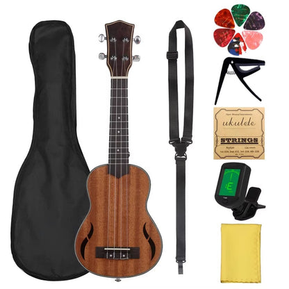 MeloJoy Ukulele – Mahogany Uke Set with Tuner & Bag