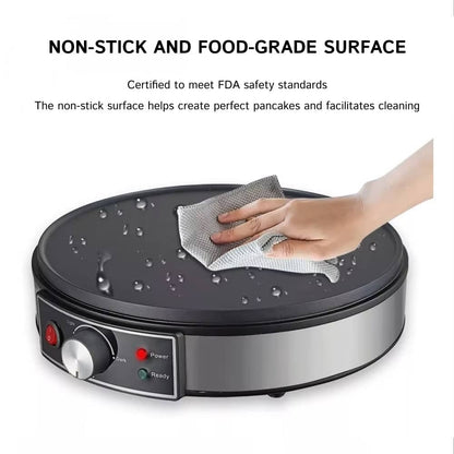 GlideCrêpe Pro Non-Stick Electric Crepe Maker