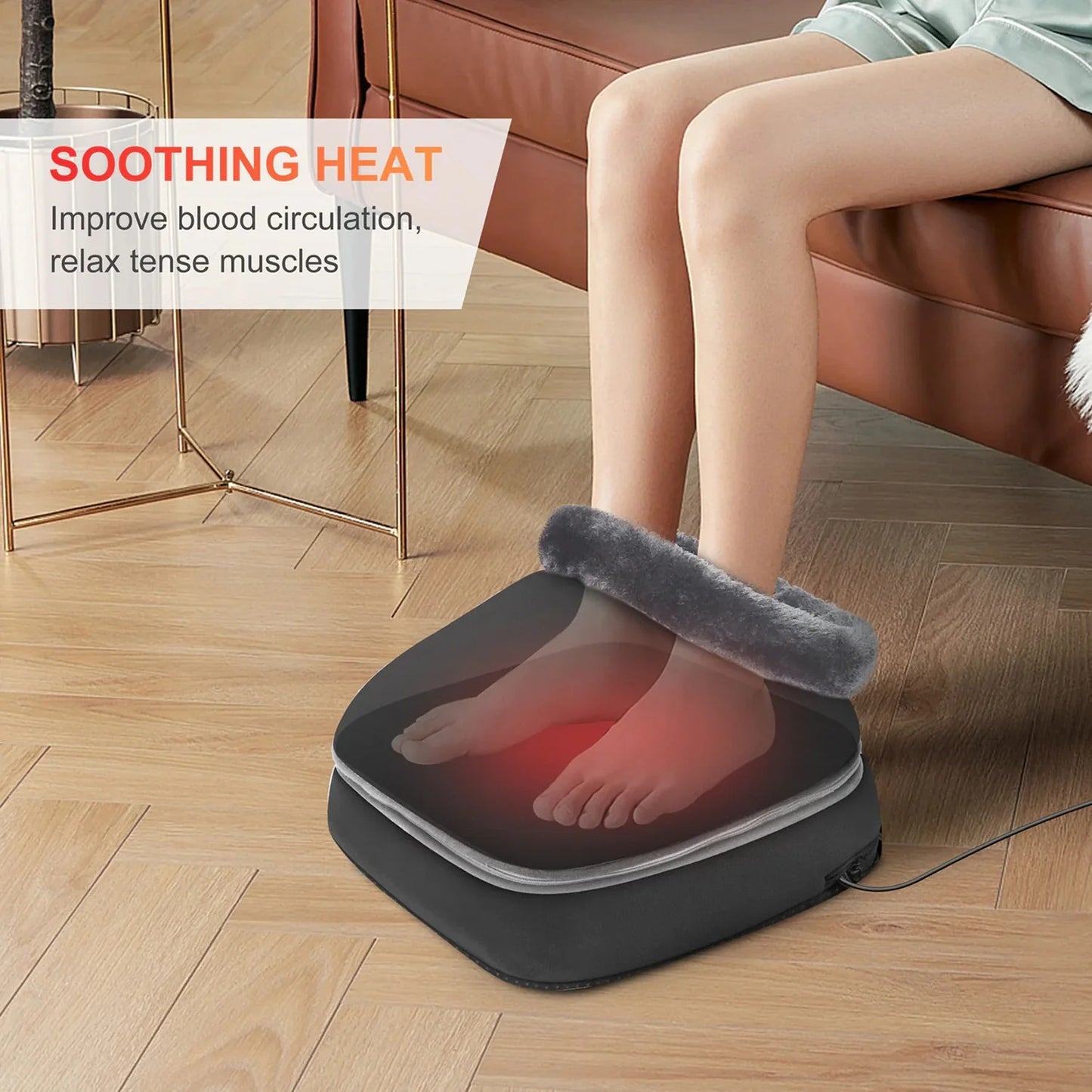 ThermaSoothe Luxe – Heated Shiatsu Foot Massager