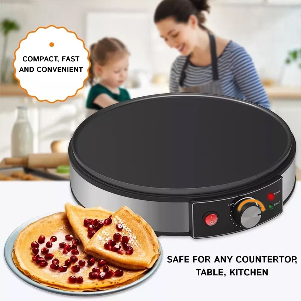 GlideCrêpe Pro Non-Stick Electric Crepe Maker