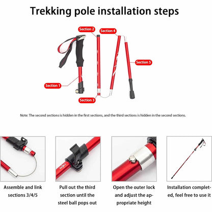AeroTrek Compact Hiking Poles – Durable, Foldable & Adventure-Ready