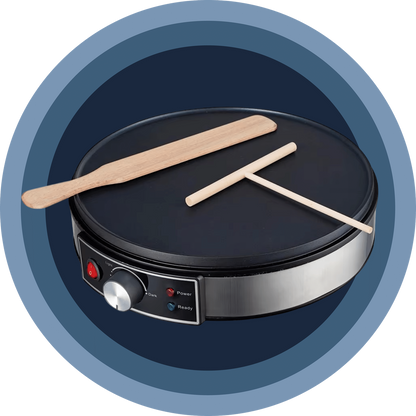 GlideCrêpe Pro Non-Stick Electric Crepe Maker