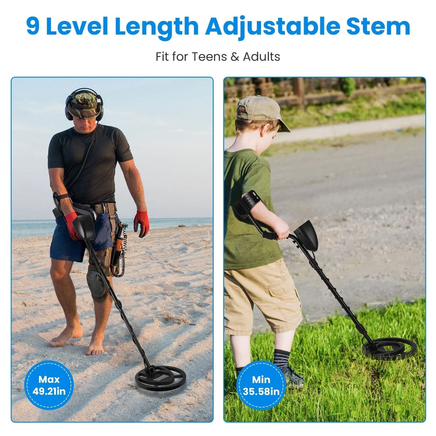 MagnaFind Pro Waterproof Metal Detector