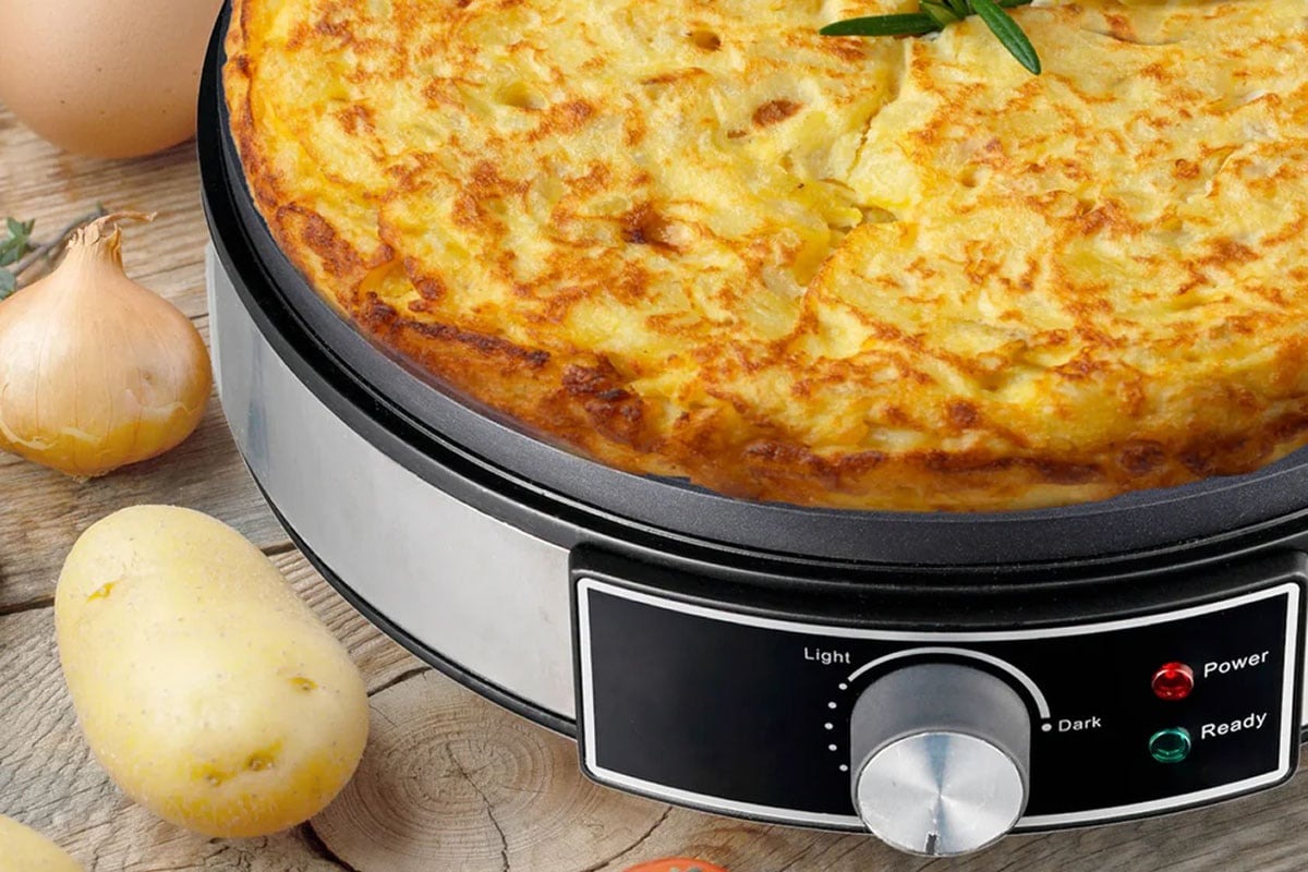 GlideCrêpe Pro Non-Stick Electric Crepe Maker