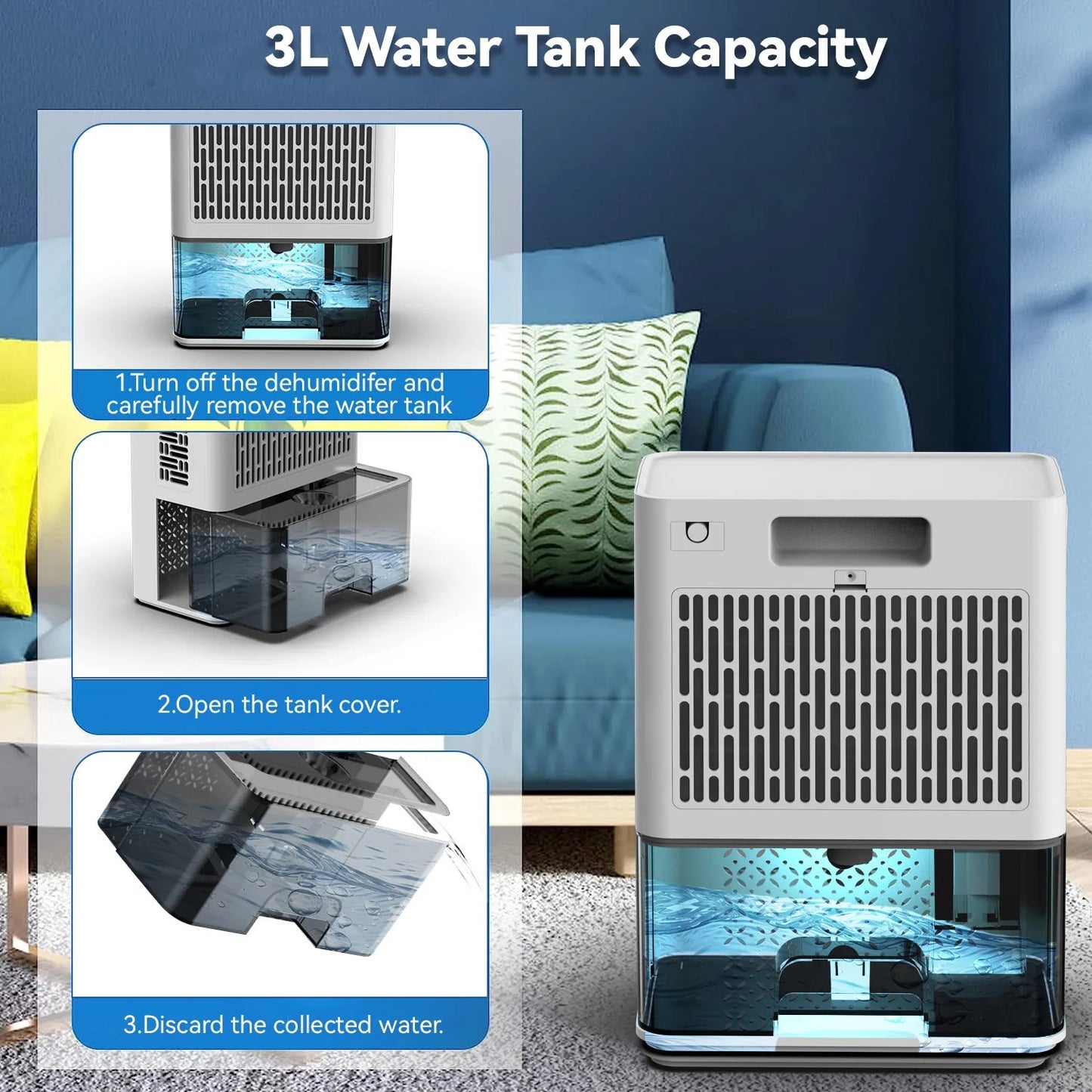 HydroMist H12 Smart Home Dehumidifier