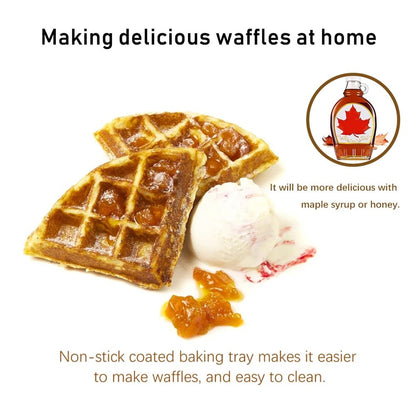 Crispella Heart Waffle Maker – 1000W Stainless Steel