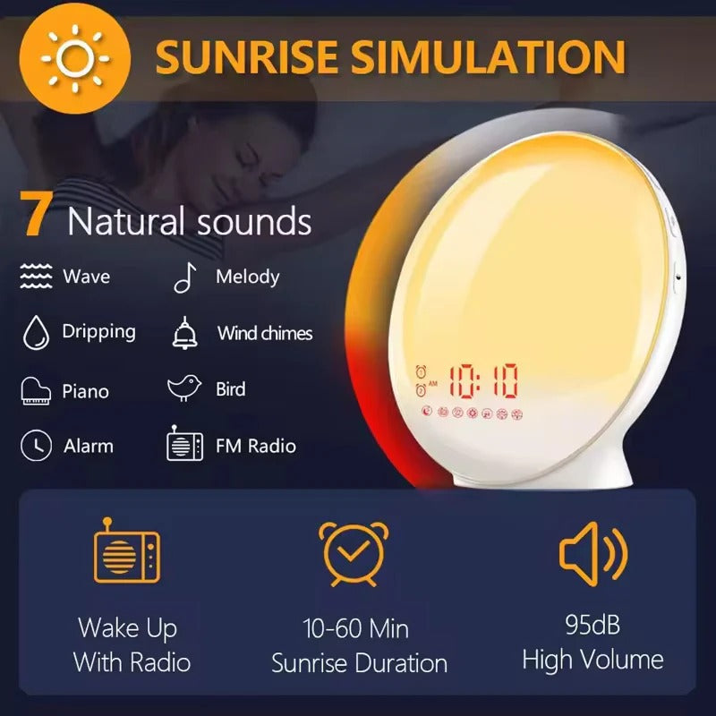 LumoRise Smart Sunrise Alarm Clock
