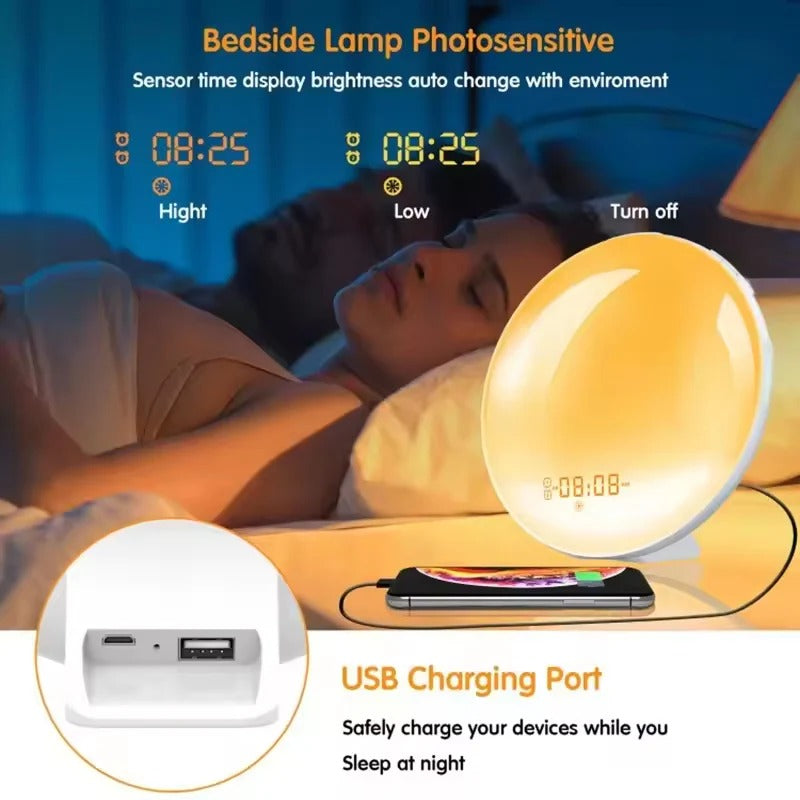 LumoRise Smart Sunrise Alarm Clock