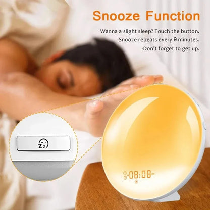 LumoRise Smart Sunrise Alarm Clock