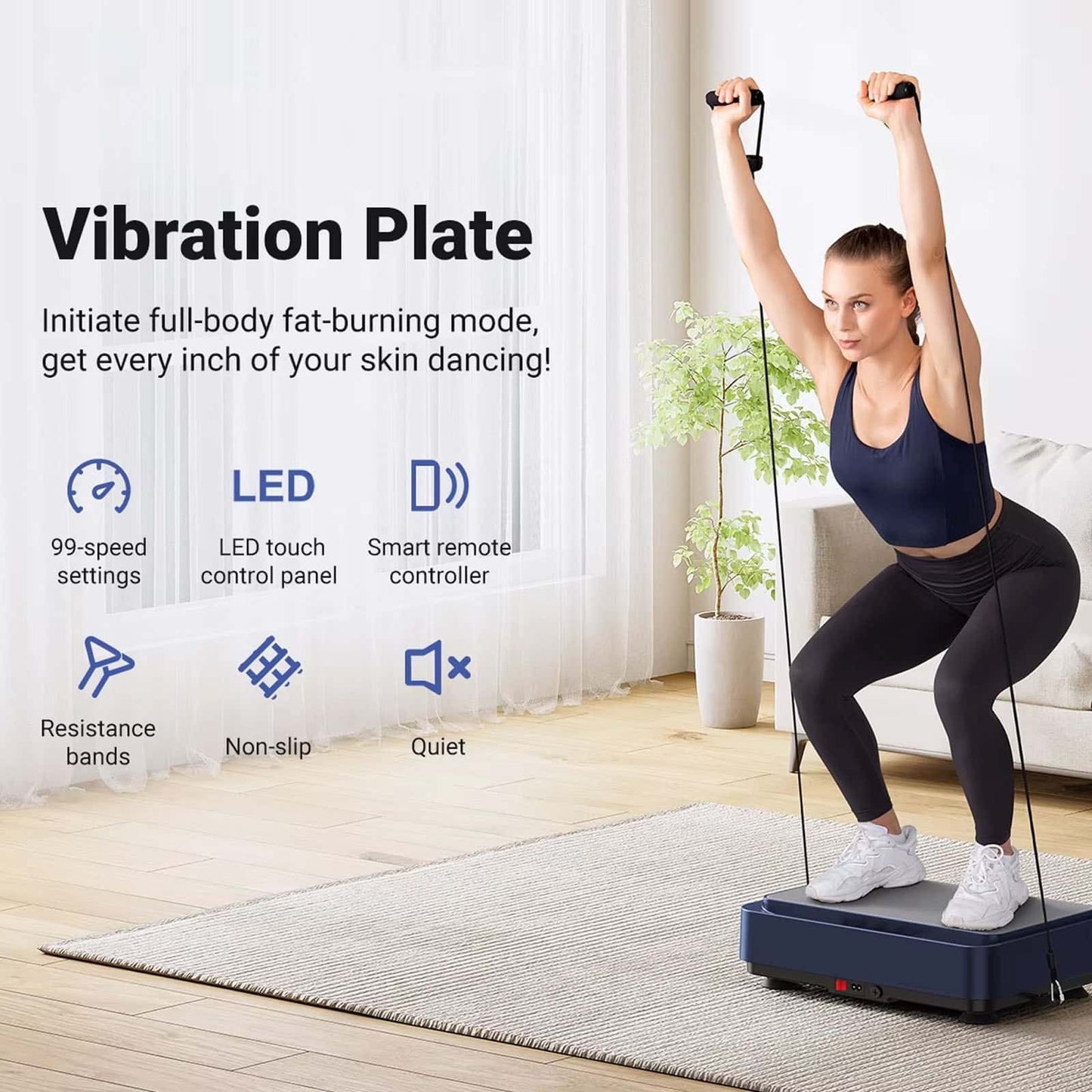 FitVibe Max – Whole Body Vibration Exercise Plate
